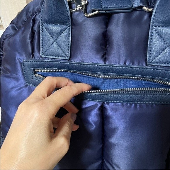 Sol and Selene Flying High Satchel in Navy - Picture 3 of 15